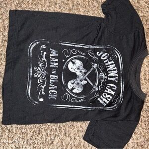 Kids Black Graphic Tee